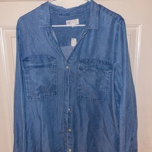 GAP Chambray Button Up